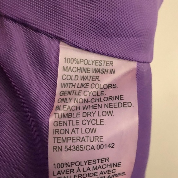 Womens Purple Faux Suede Jacket. Size 14. TanJay. Like NEW - Picture 5 of 9